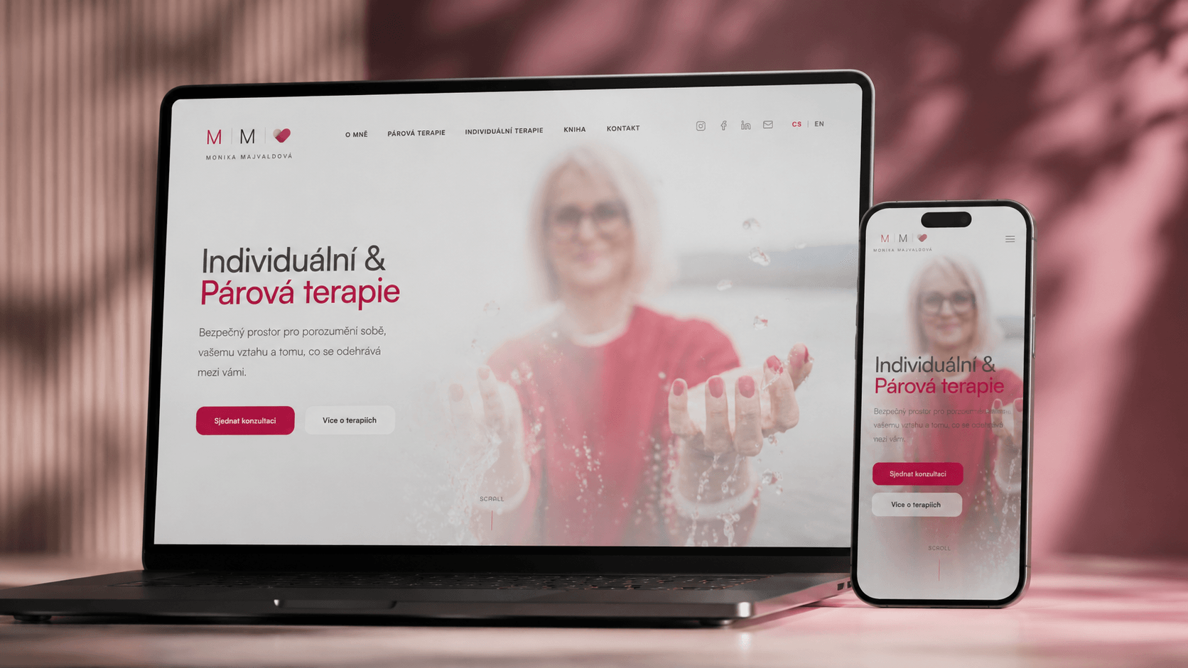 Monika Majvaldová - terapeutický web